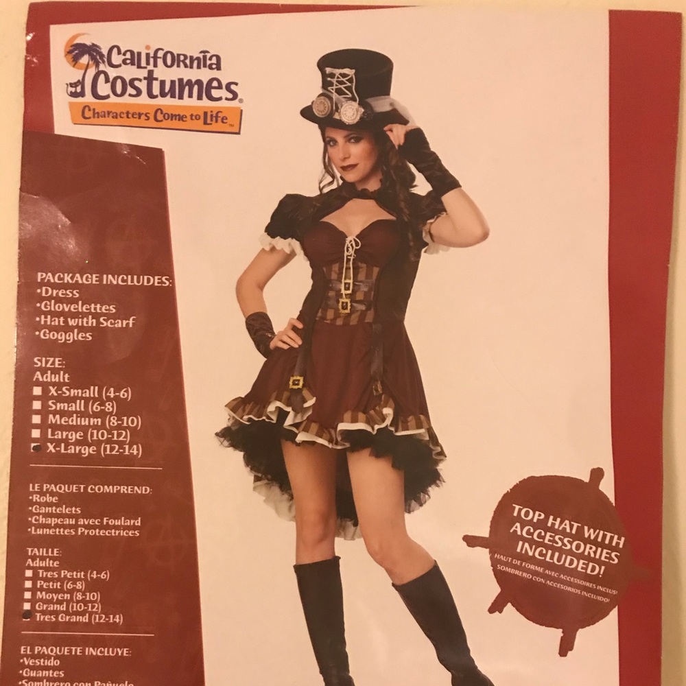 Halloween Costume Steampunk Girl XL (12-14)